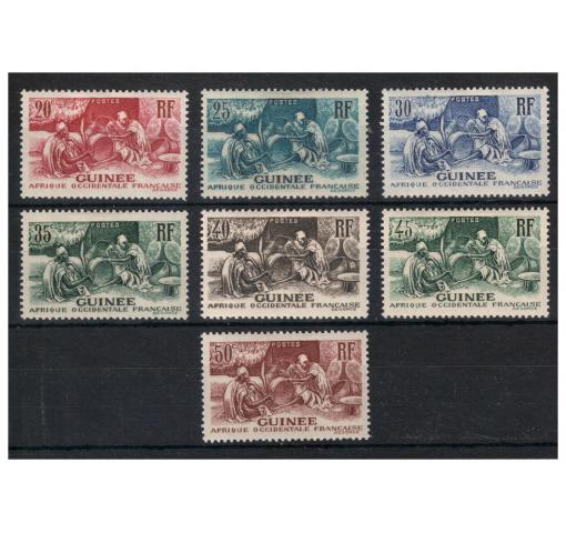 FRENCH GUINEA, Basket Weavers Definitives 1938/40 *