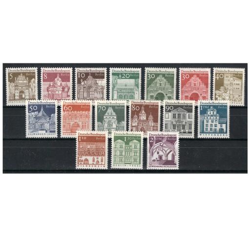 GERMANY, Berlin, Buildings Definitives 1966/69 **