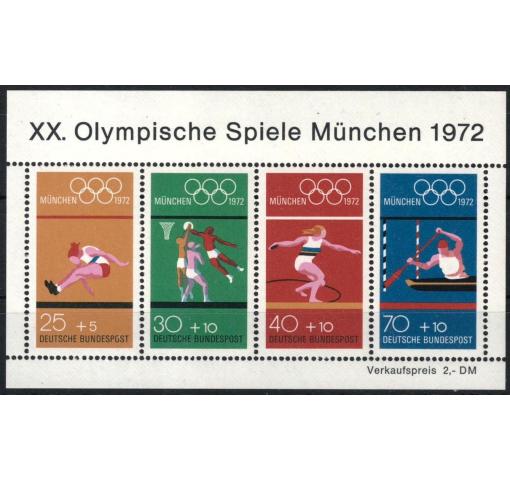 GERMANY, Olympic Games Munich M/S 1972 **