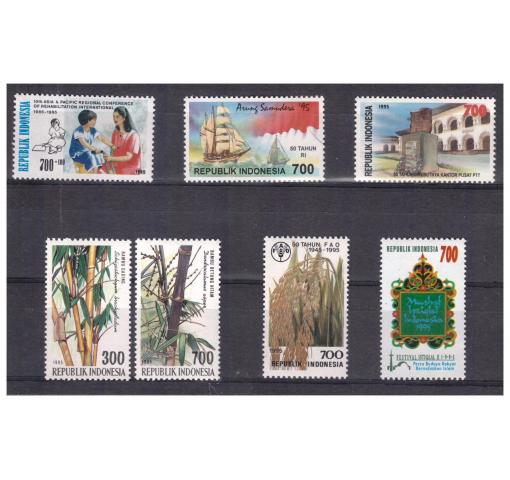 INDONESIA, 6 different+complete Issues 1995 **