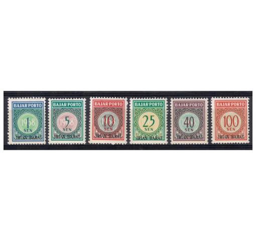 INDONESIA, Irian Barat, Postage Dues (2nd Set) 1968 **