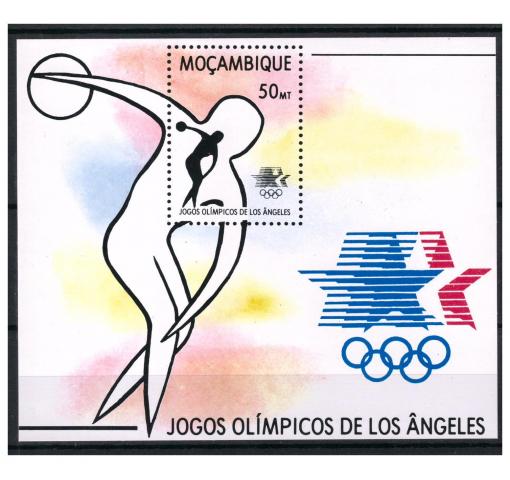 MOZAMBIQUE, Olympic Games LA M/S 1984 **