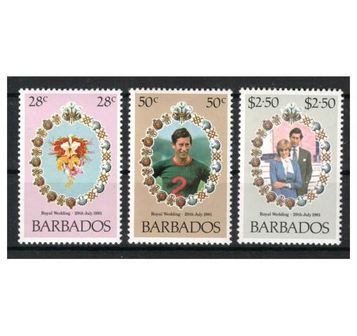 BARBADOS, Royal Wedding/Diana 1981 **