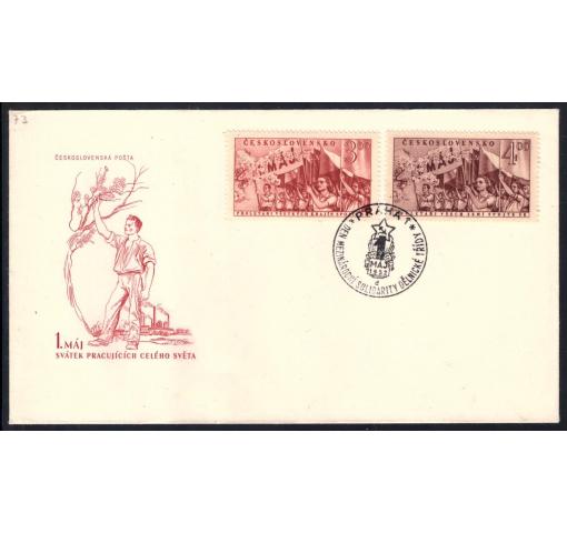 CZEKOSLOVAKIA, Labour Day 1952 FDC