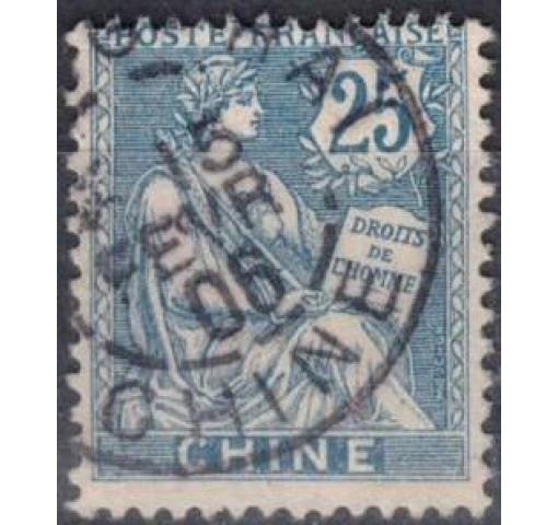 FRANCE, Post Office in China, 25C. Allegory 1903 o