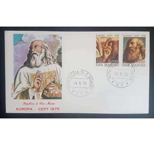 SAN MARINO, Europa CEPT 1975 FDC