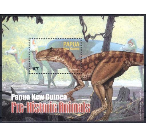 PAPUA NEW GUINEA, Dinosaurs M/S 2004 **