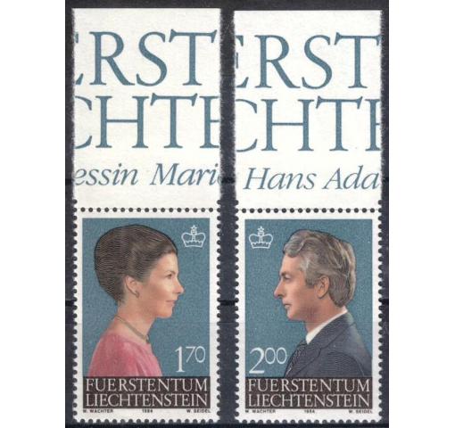 LIECHTENSTEIN, Crown Prince+Crown Princess Definitives 1984 **