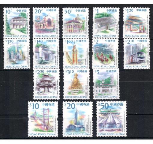 HONG KONG, Landmarks Definitives 1999 **