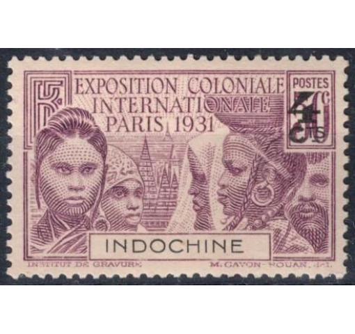 FRENCH INDOCHINA, 4C./50C. Int. Colonial Exhibition 1931 *