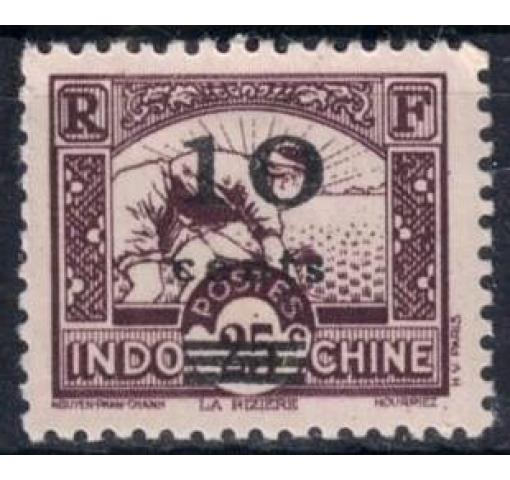 FRENCH INDOCHINA, 10C./25C. Surch. Definitive 1941 *