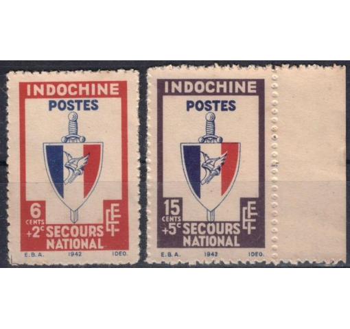 FRENCH INDOCHINA, National Relief Fund 1942 **