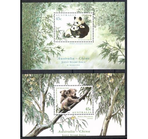 AUSTRALIA, Koala and Panda M/S (2) 1995 **