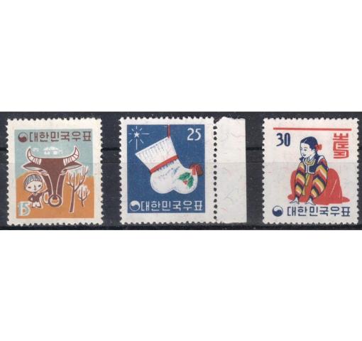 SOUTH KOREA, Christmas and Lunar New Year 1960 **