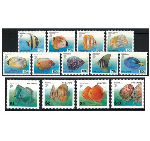 SINGAPORE, Fish Definitives 2000/01 **