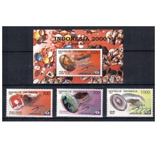 INDONESIA, Int. Stamp Exhibition Indonesia 2000 I Set+M/S 1997 **