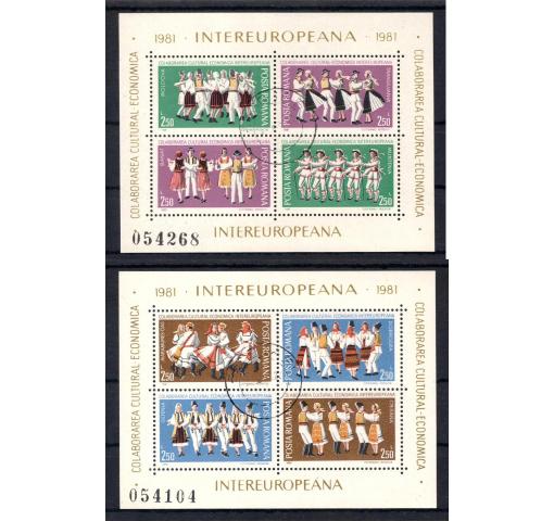 ROMANIA, Cultural and Economical Cooperation (2) 1981 o