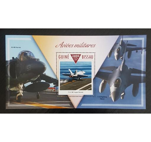 GUINEA, Military Aiplanes M/S 2015 **