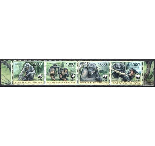 REPUBLIC OF CENTRAL  AFRICA, Chimpanzees/WWF 2012 **