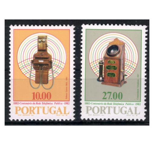 PORTUGAL, Centenary of Telephone 1982 **