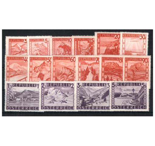 AUSTRIA, Landscapes Definitives 1947 **