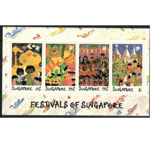 SINGAPORE, Festivals M/S 1989 **