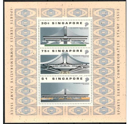 SINGAPORE, Sports Stadium M/S 1989 **