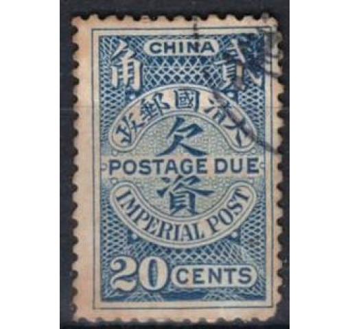 CHINA, 20C. Postage Due 1904 o