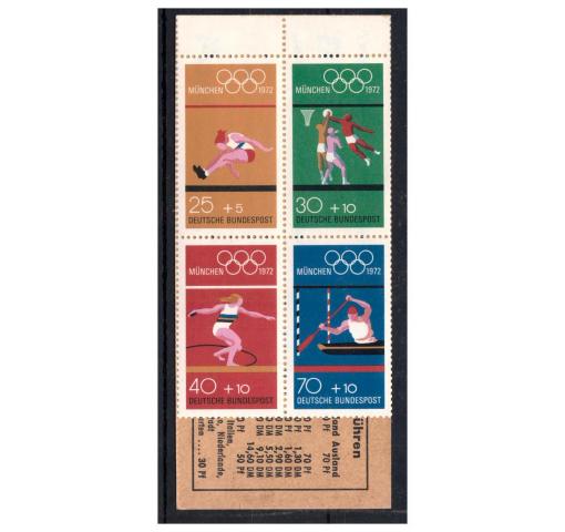 GERMANY, Olympic Games Munich Booklet 1972 **