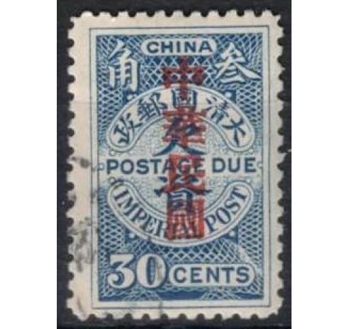 CHINA, "China Republic"/30C. Postage Due 1912 o