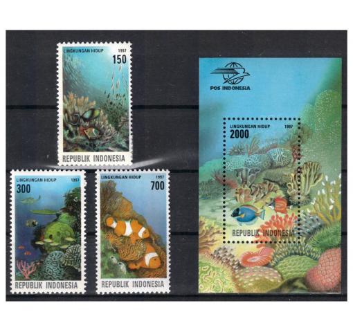 INDONESIA, Environment Set+M/S 1997 **