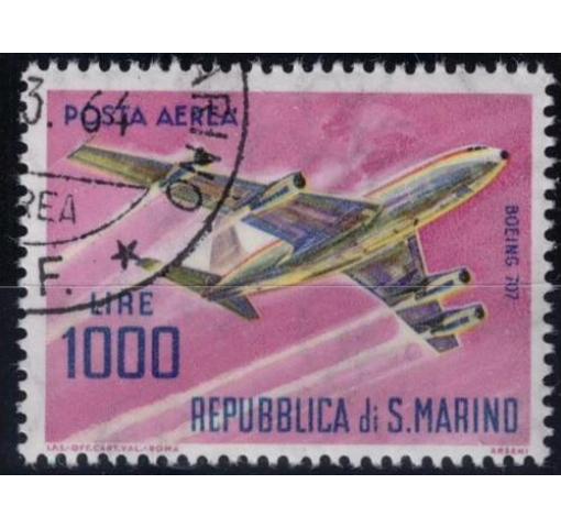 SAN MARINO, L.1000 Air Mail 1964 o