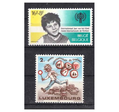 LUXEMBOURG+NETHERLANDS, Year of the Child 1979 **