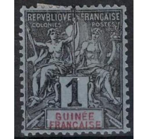 FRENCH GUINEA, 1C. Allegory 1892 *