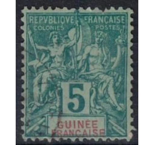 FRENCH GUINEA, 5C. Allegory 1892 o