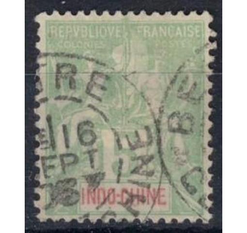 FRENCH INDOCHINA, 5C. Allegory 1899 o