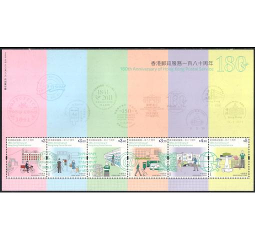 HONG KONG, 180th Anniversary of HK Post 2021 **