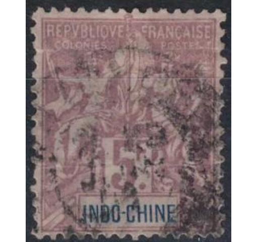 FRENCH INDOCHINA, 5Fr. Allegory 1896 o