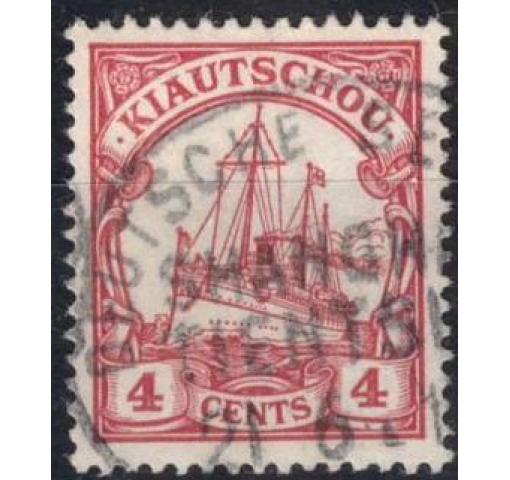 GERMANY, Post Office in China, Kiaochow, 4C. Yacht Definitive (without watermark) 1905 o