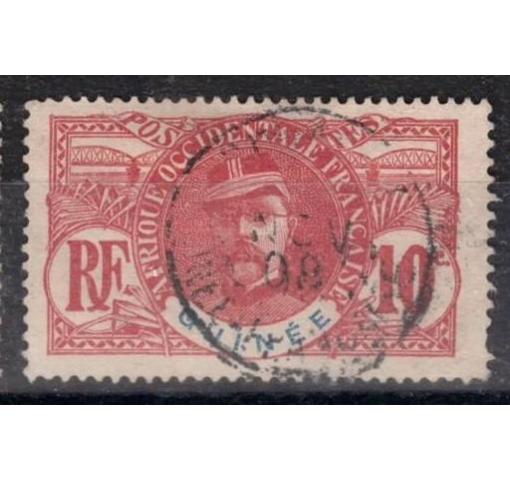 FRENCH GUINEA, 10C. General Faidherbe 1906 o