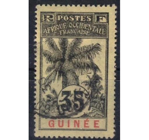 FRENCH GUINEA, 35C. Palm Tree 1906 o