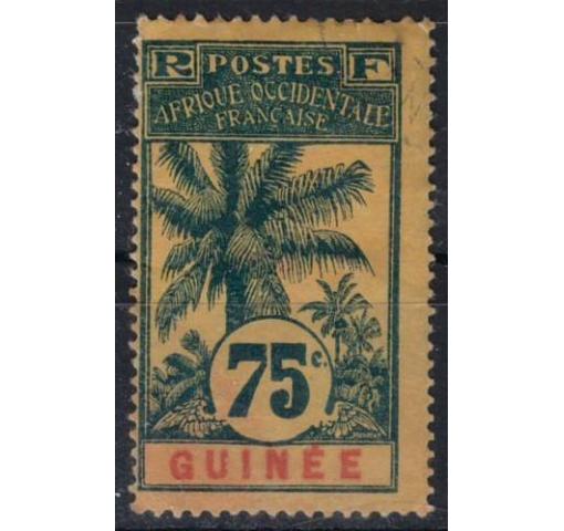 FRENCH GUINEA, 75C. Palm Tree 1906 o