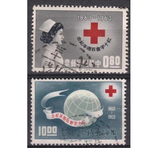 TAIWAN, Red Cross Centenary 1963 o