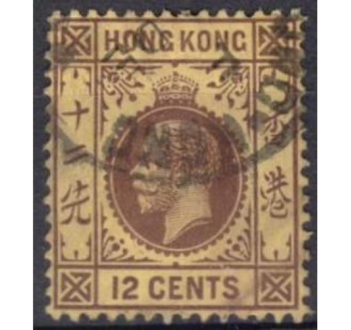 HONG KONG, 12C. KG V. (Wmk. Multiple Crown CA) 1912 o