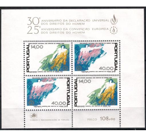 PORTUGAL, 30th Anniversary of Human Rights Declaration M/S 1978 **