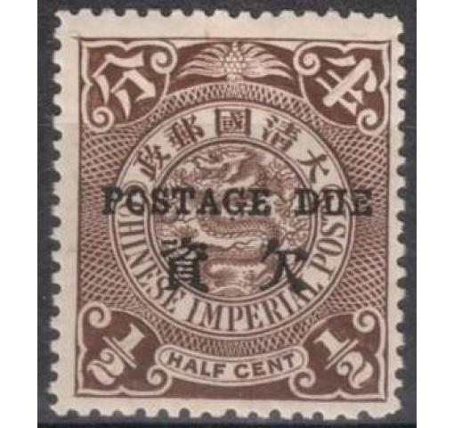 CHINA, 1/2C. Postage Due 1904 *