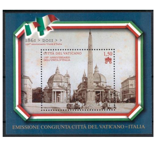 VATICAN, 150th Anniversary of Italian Unification M/S 2011 **