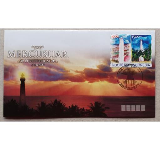 INDONESIA, Lighthouses 2007 FDC