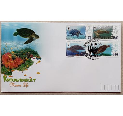 INDONESIA, Marine Life 2010 FDC