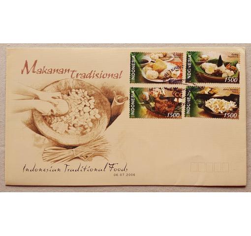 INDONESIA, Traditional Foods 2006 FDC